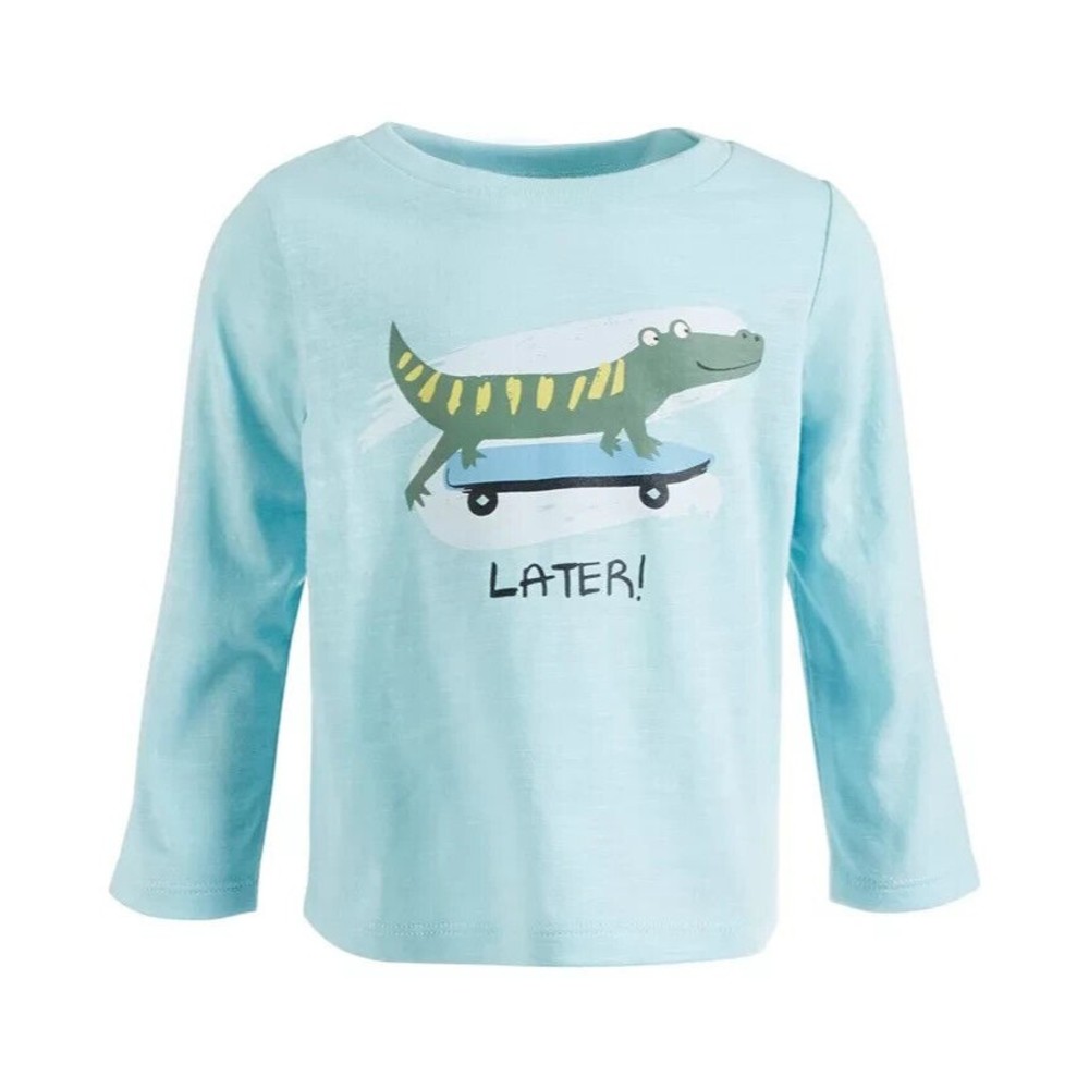 NWT FIRST IMPRESSIONS Toddler Boys Later Gator Graphic Cotton T-Shirt, Size: 2T